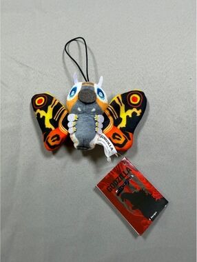 Kiddleton Exclusive Godzilla Mothra Mascot Plush Keychain NWT TOHO 6